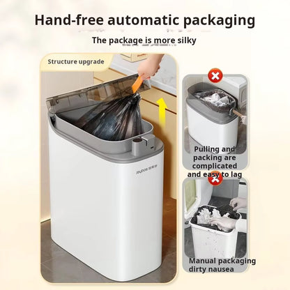 Smart Trash Bin with Auto Adsorption