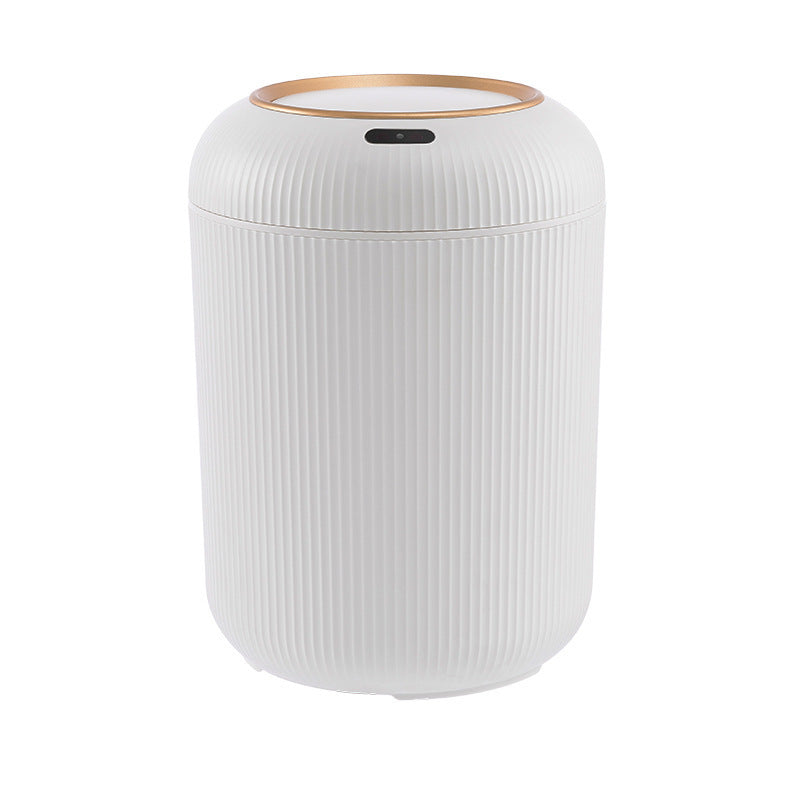 Smart sensor-operated trash can with adsorption